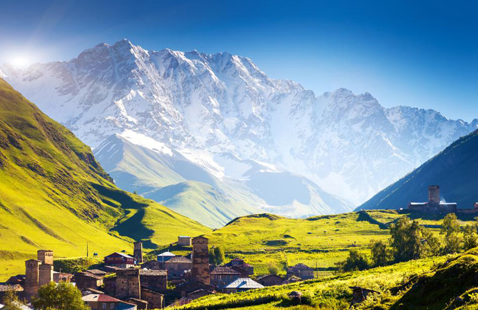 高加索山脉风景