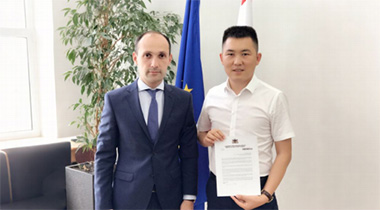 格鲁吉亚副总理兼经济部长会面