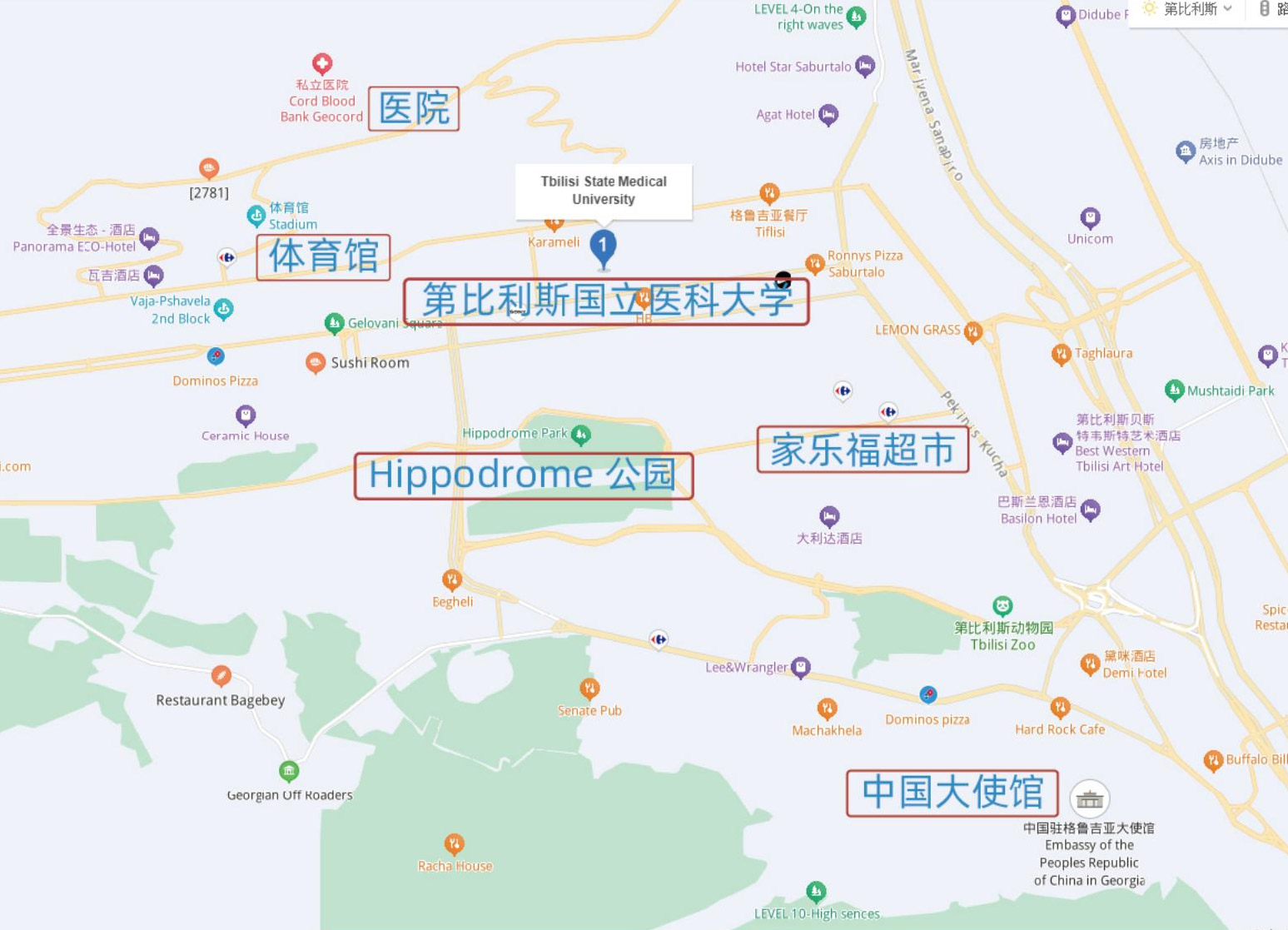 学校周边地图
