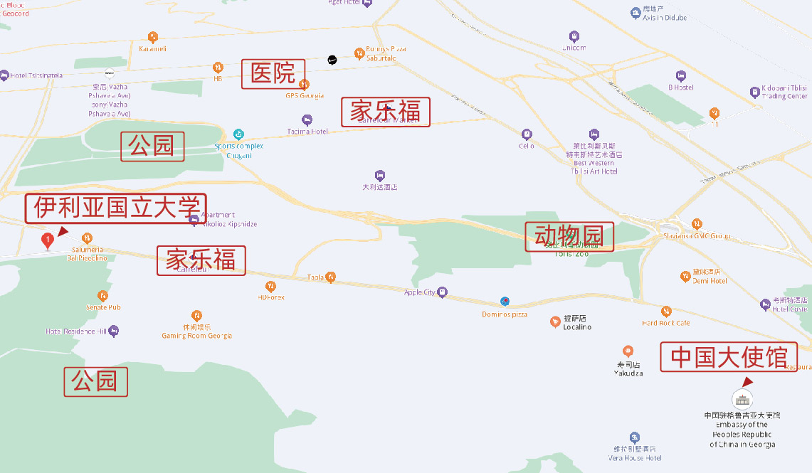 学校周边地图