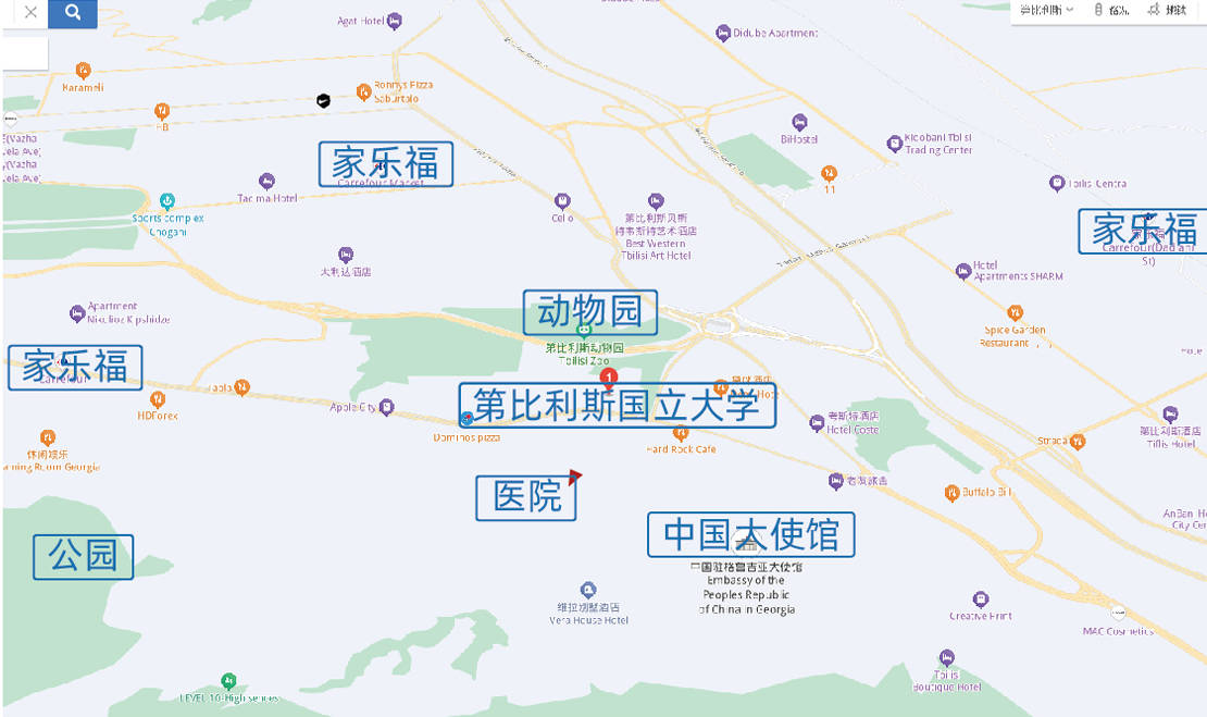 学校周边地图